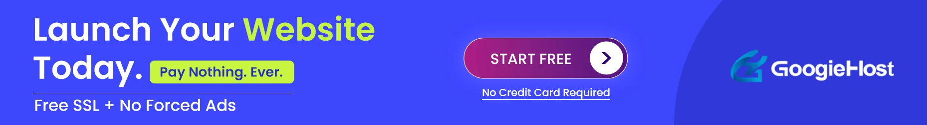GoogieHost - Launch Your Website Today